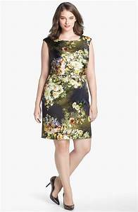  Unger Print Satin Sheath Dress Plus Size Nordstrom Dresses