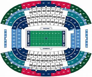 Breakdown Of The At T Stadium Seating Chart Dallas Cowboys