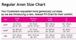 Mailchimp Regular Avon Size Chart
