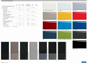 Ford Focus Paint Chart