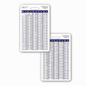 buy weight conversion chart range vertical badge id card pocket