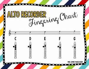 Alto Recorder Chart Music Recorder Recorder 