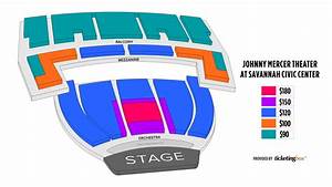 Savannah Johnny Mercer Theatre At Savannah Civic Center Seating Chart