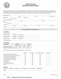 illinois eye exam form fillable printable templates to download in