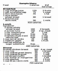 9 Diet Chart Templates Lose Weight In Style