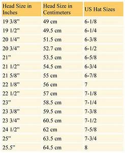 Gus Style Buckaroo Hat Sizes Leather Hats Hat Size Chart