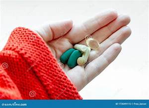 Hand With Daily Supplements Health Care Stock Image Image Of Herbal