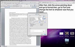 Increase Period Sizes In A Paper Or Essay On A Mac Youtube