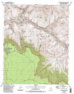 Phantom Ranch Topographic Map Az Usgs Topo Quad 36112a1