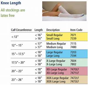 Ted Knee Med Long Home Medical Supplies From Nextra Health