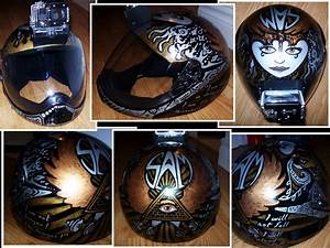 Skydiving Helmet With Metallic Sharpies By Crazyxav On Deviantart