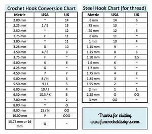 Tuesday Crochet Tip Hook Conversions Fun Crochet Designs