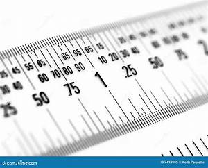 Decimal Ruler In Inches Royalty Free Stock Photo Image 7413905