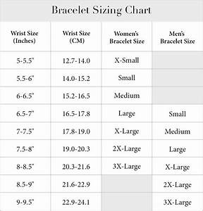 Size Guide For Jewelry Bracelet Size Chart Bracelet Sizes Bead Size