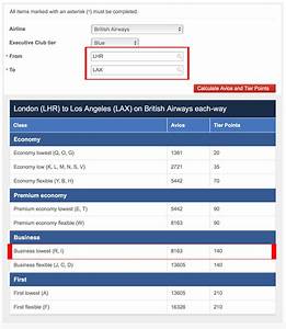 British Airways Tier Points Or Comfort Convenience