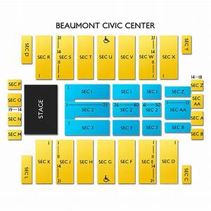 Beaumont Civic Center Seating Chart Vivid Seats