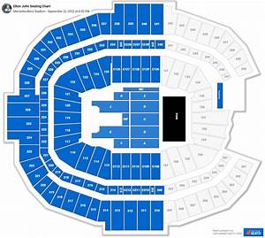 Mercedes Benz Stadium Concert Seating Chart Rateyourseats Com