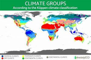 5 Climate Groups Köppen Climate Classification