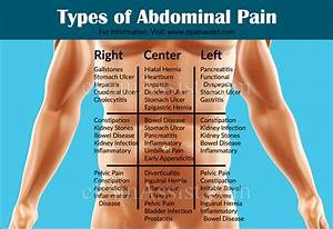 Types Of Abdominal Or Stomach Ache Based On Organ Systems