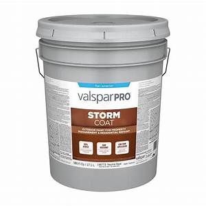 valspar pro storm coat neutral flat exterior tintable paint 5 gallon