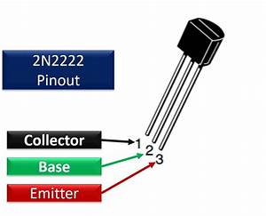 2n2222 Npn Bipolar Junction Transistor Bjt Datasheet And Pinout