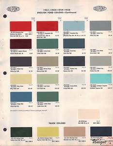 Ford England Paint Chart Color Reference Paint Charts Ford Van Color
