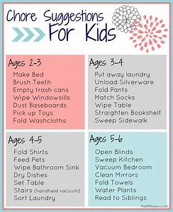 Free Printable Chore Charts For Kids Chore Suggestions For 2 6 Year