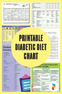 10 Best Printable Diabetic Diet Chart Printablee Com