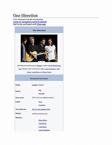 One Direction Fgfgfgf One Direction From Wikipedia The Free