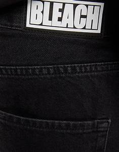 Bershka Jeans 90 39 S Wide Bleach X Bershka Print