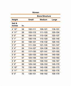 Women 39 S Height And Weight Chart