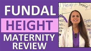Fundal Height Measurement By Weeks Nursing Maternity Lecture Nclex