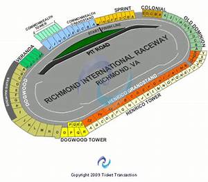 Richmond International Raceway Seating Chart