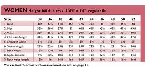The Ottobre Design Blog Women 39 S Size Chart In Inches