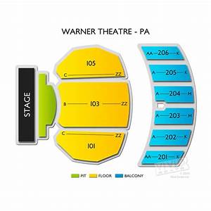 Warner Theatre Pa Seating Chart Vivid Seats