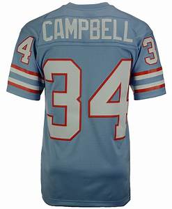 Mitchell Ness Men 39 S Earl Campbell Houston Oilers Replica Throwback