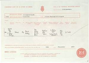 2003 Ringo Birth Certificate Reproduction The Beatles Novelties