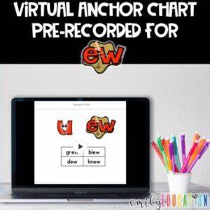 Seesaw Long U Ew Virtual Anchor Chart Video Center Activity