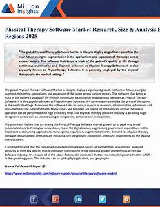 Physical Therapy Software Market Research Size Analysis By Regions