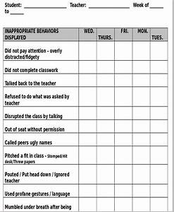 Effortless Printable Behavior Charts For Teachers Barrett Website
