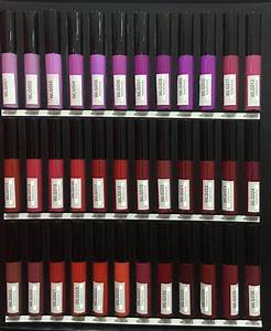  Label Lipgloss Color Sheet Kasey Beauty