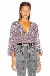  Marant Orionea Blouse In Blue Floral Chic Outfits 