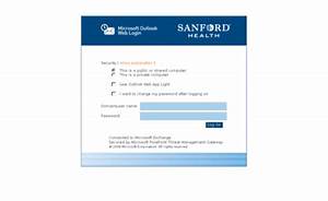 Mail2 Sanfordhealth Org Website Outlook Web App
