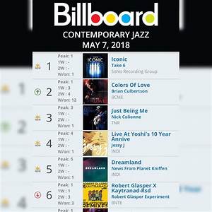 Iconic Makes It To 1 On The Billboard Contemporary Jazz Chart Ed