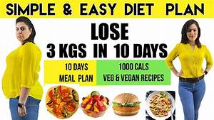 Easy Veg Diet Plan To Lose Weight Fast In 10 Days Best Vegetarian