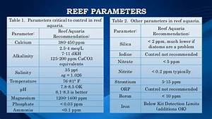 Optimal Water Parameters For Mixed Reef Reef2reef Saltwater And Reef