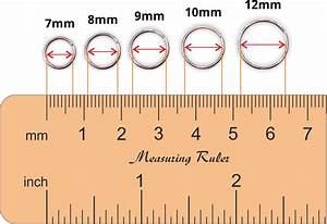 Download Nose Ring Sizes Chart Nose Piercing Png Image With No