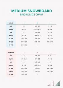 Ride Snowboard Binding Size Chart