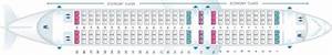 Seat Map And Seating Chart Airbus A320 200 Scandinavian Airlines Sas