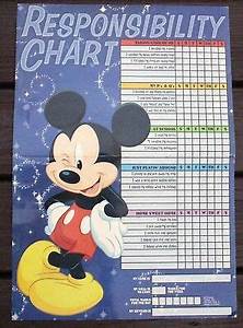 Walt Disney Mickey Mouse Children Responsibility Magnetic Dry Erase